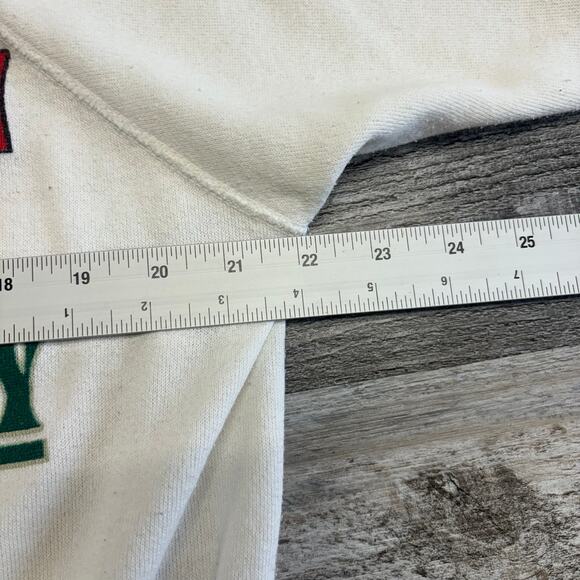 Vintage Hanes Tis The Season To Be Greedy Daffy Duck Mens L Retro Sweatshirt USA - Picture 6 of 8